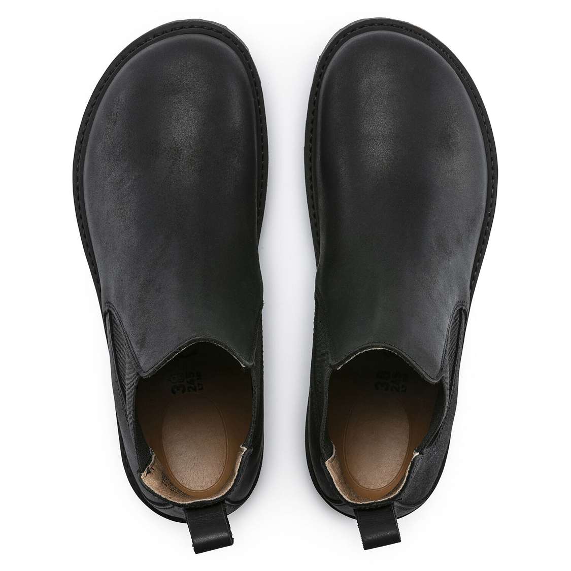 Black Birkenstock Stalon Nubuck Leather Men's Boots | 2FLPbylNXIm