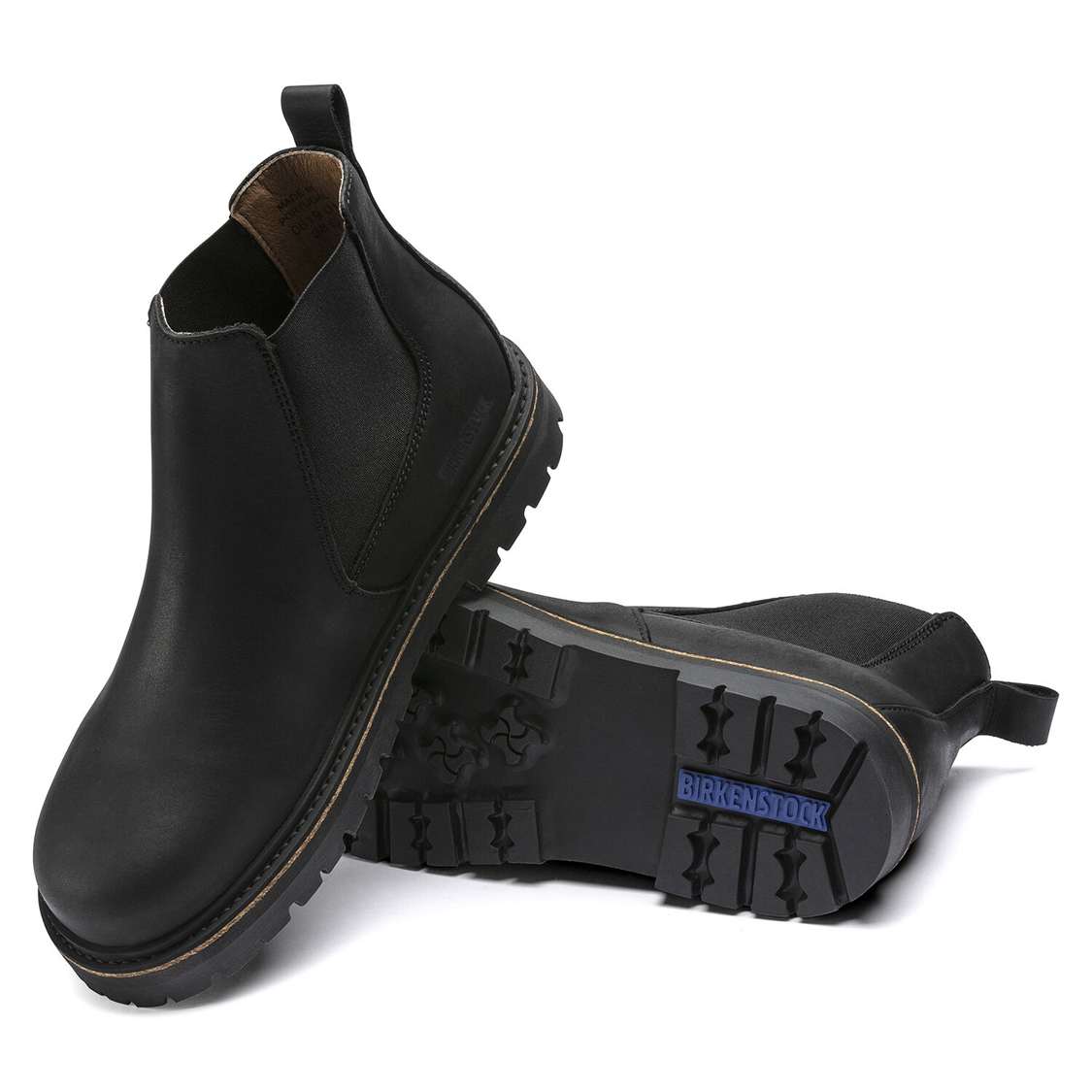 Black Birkenstock Stalon Nubuck Leather Women's Boots | FBjJNW2uKuT