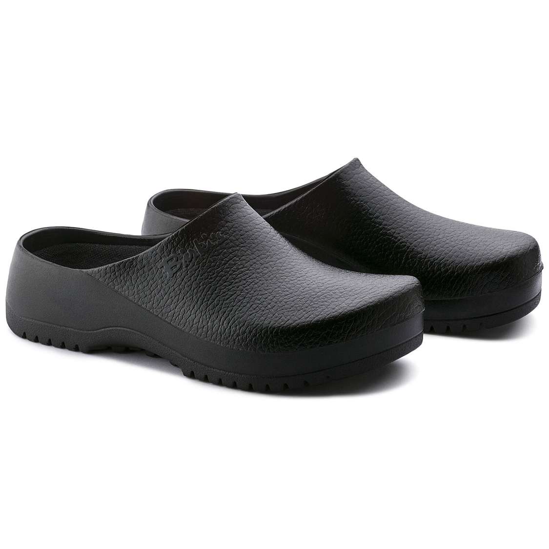 Black Birkenstock Super-Birki Polyurethane Men's Clogs | 4dcwI8RUbE1