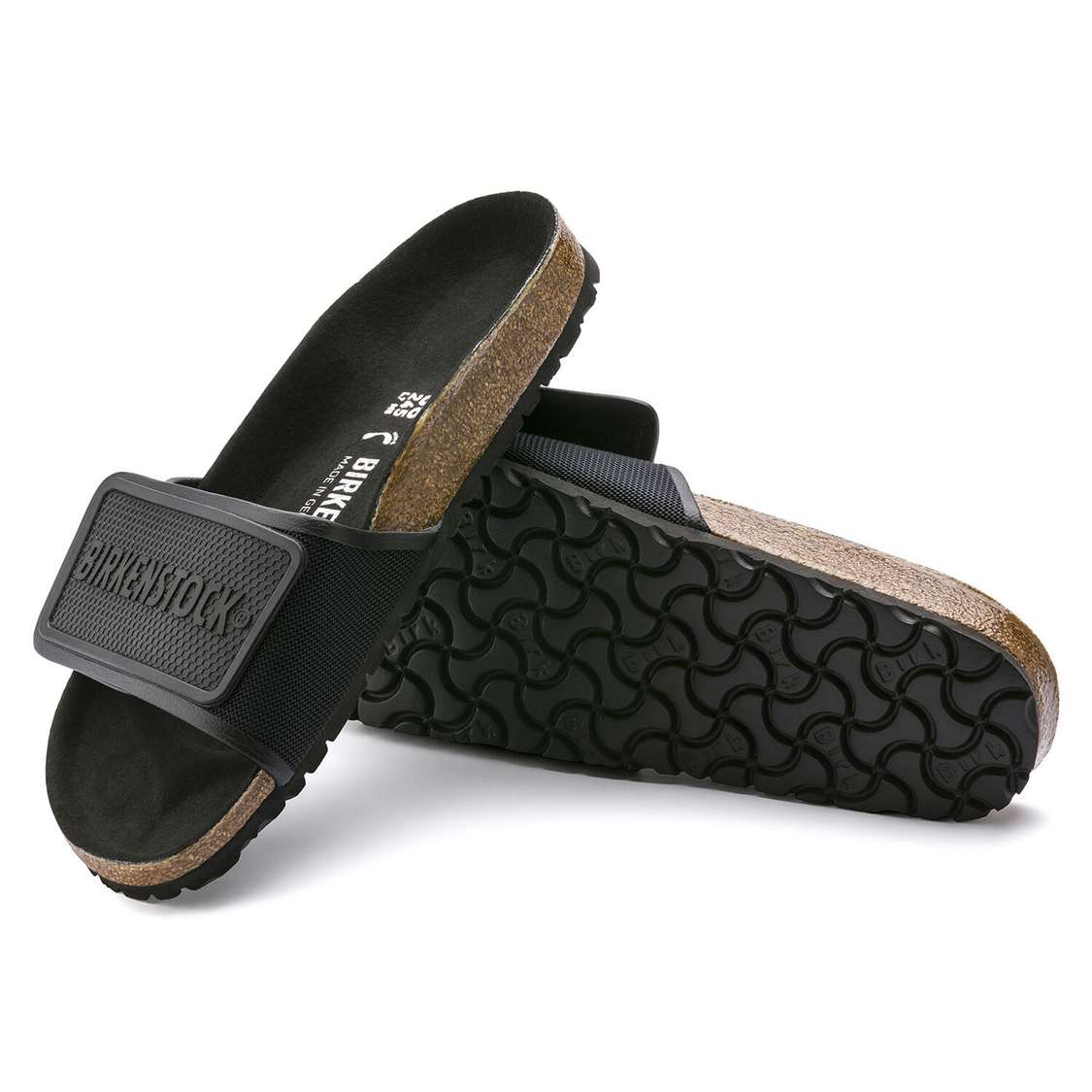 Black Birkenstock Tema Microfiber Women's One Strap Sandals | NYCB61TtaSW