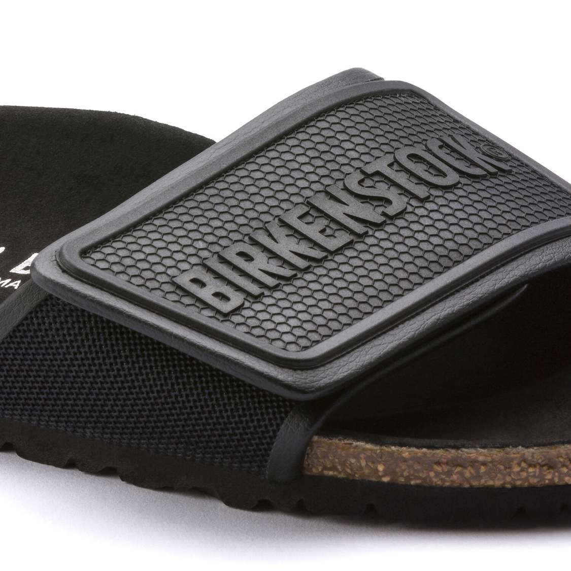 Black Birkenstock Tema Microfiber Women's One Strap Sandals | NYCB61TtaSW