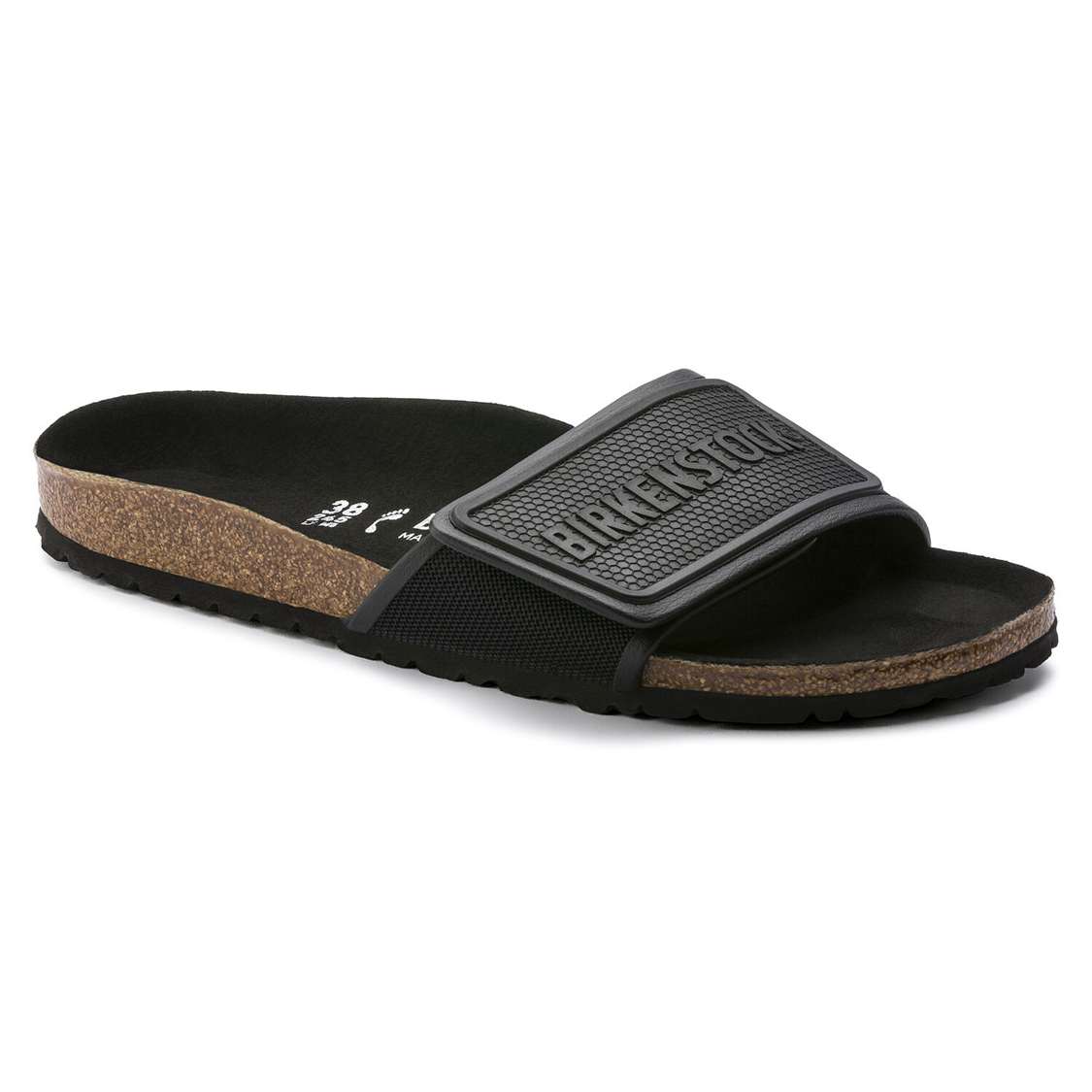 Black Birkenstock Tema Microfiber Women\'s One Strap Sandals | NYCB61TtaSW