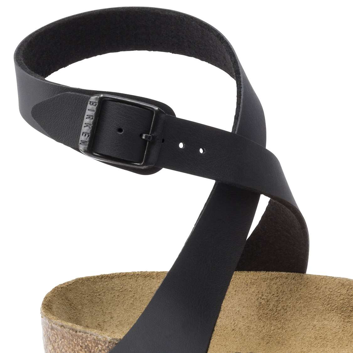 Black Birkenstock Yara Birko-Flor Women's Ankle Strap Sandals | pN2SJ8epicv