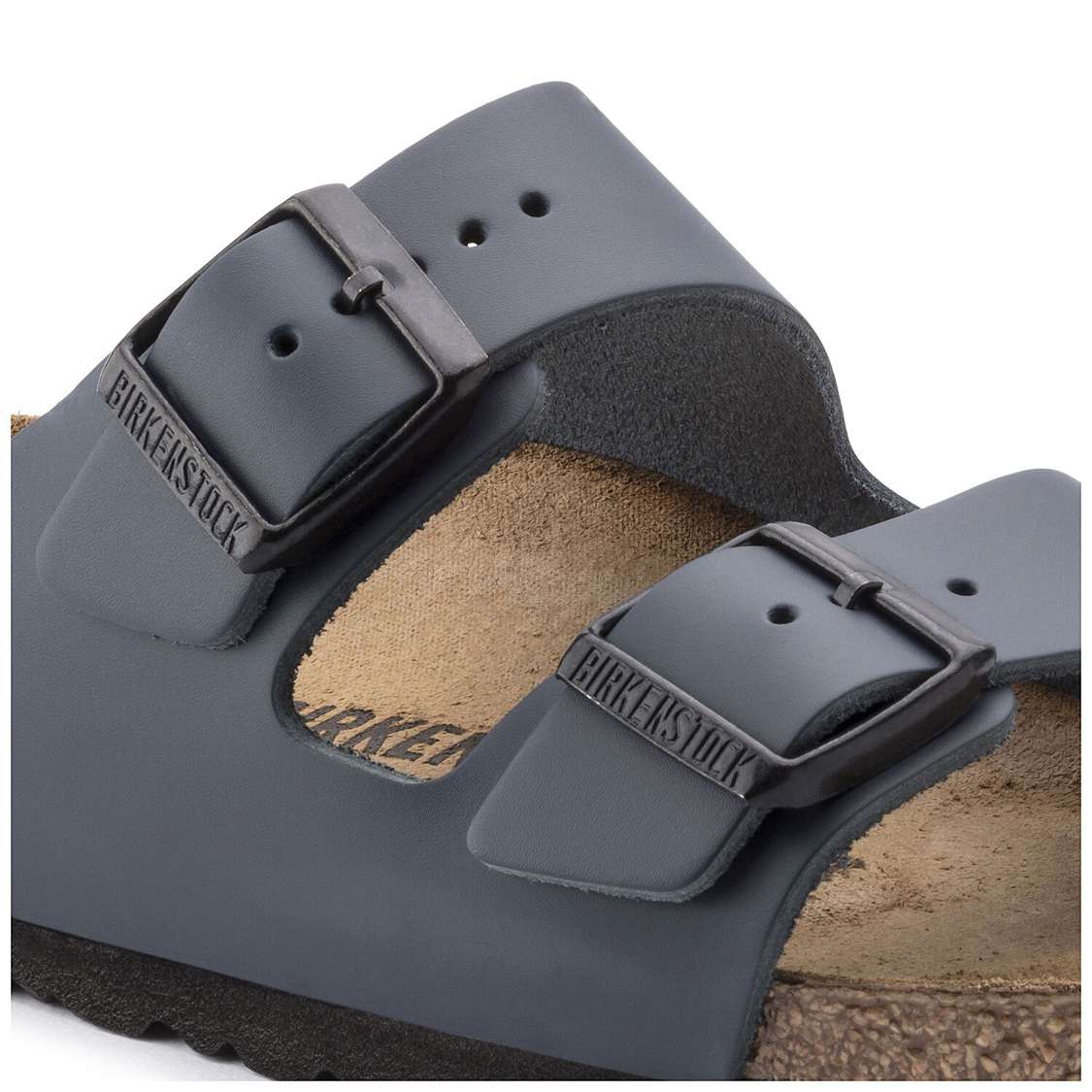 Blue Birkenstock Arizona Leather Women's Two Strap Sandals | puwOd393YzT