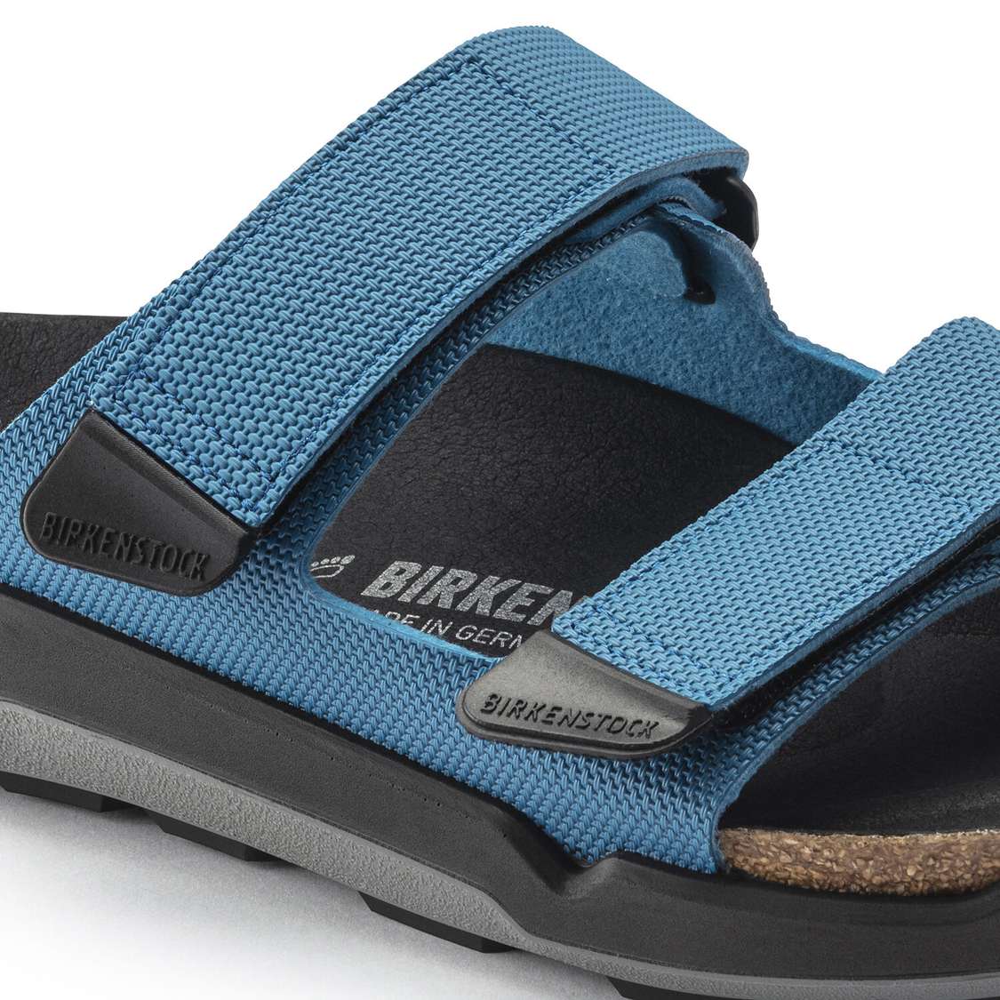 Blue Birkenstock Atacama Birko-Flor Men's Two Strap Sandals | dFOKFSWm44d