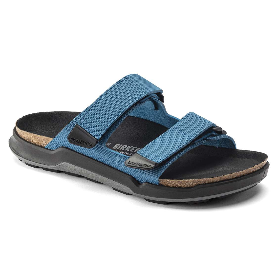 Blue Birkenstock Atacama Birko-Flor Men\'s Two Strap Sandals | dFOKFSWm44d