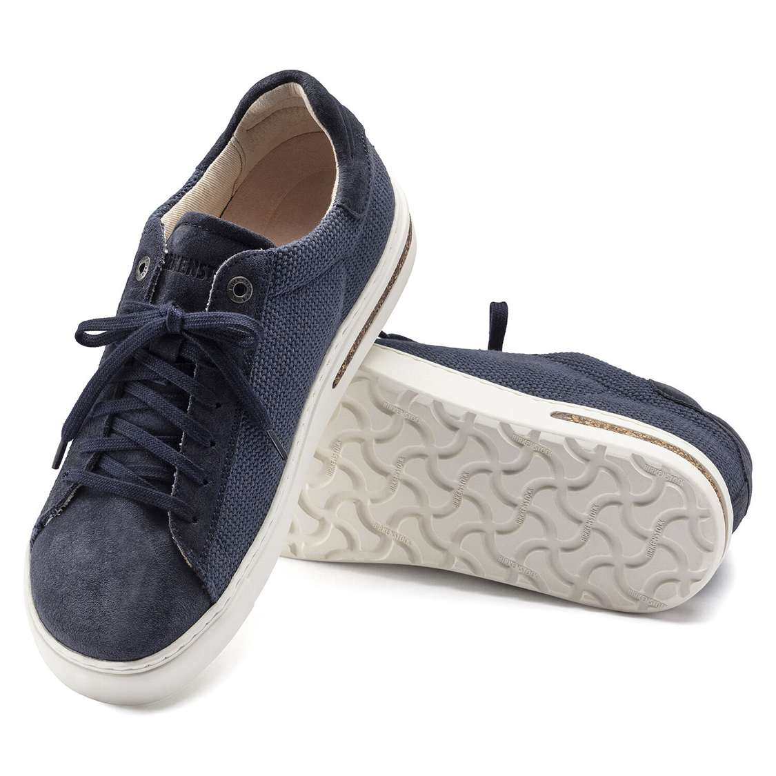 Blue Birkenstock Bend Canvas/Suede Men's Sneakers | zkjGh9vMhBe