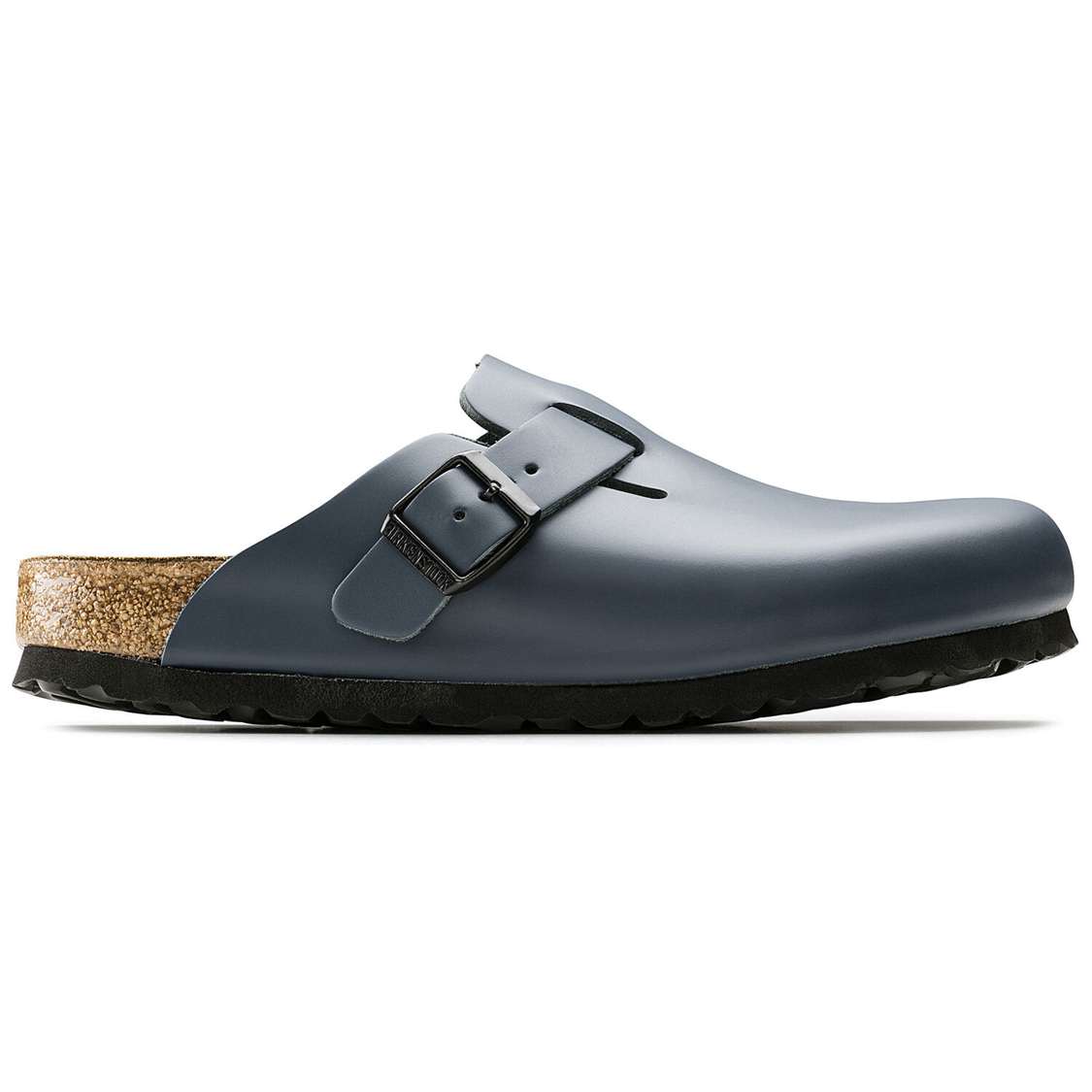 Blue Birkenstock Boston Leather Men's Clogs | 8ji6BWgkkDu