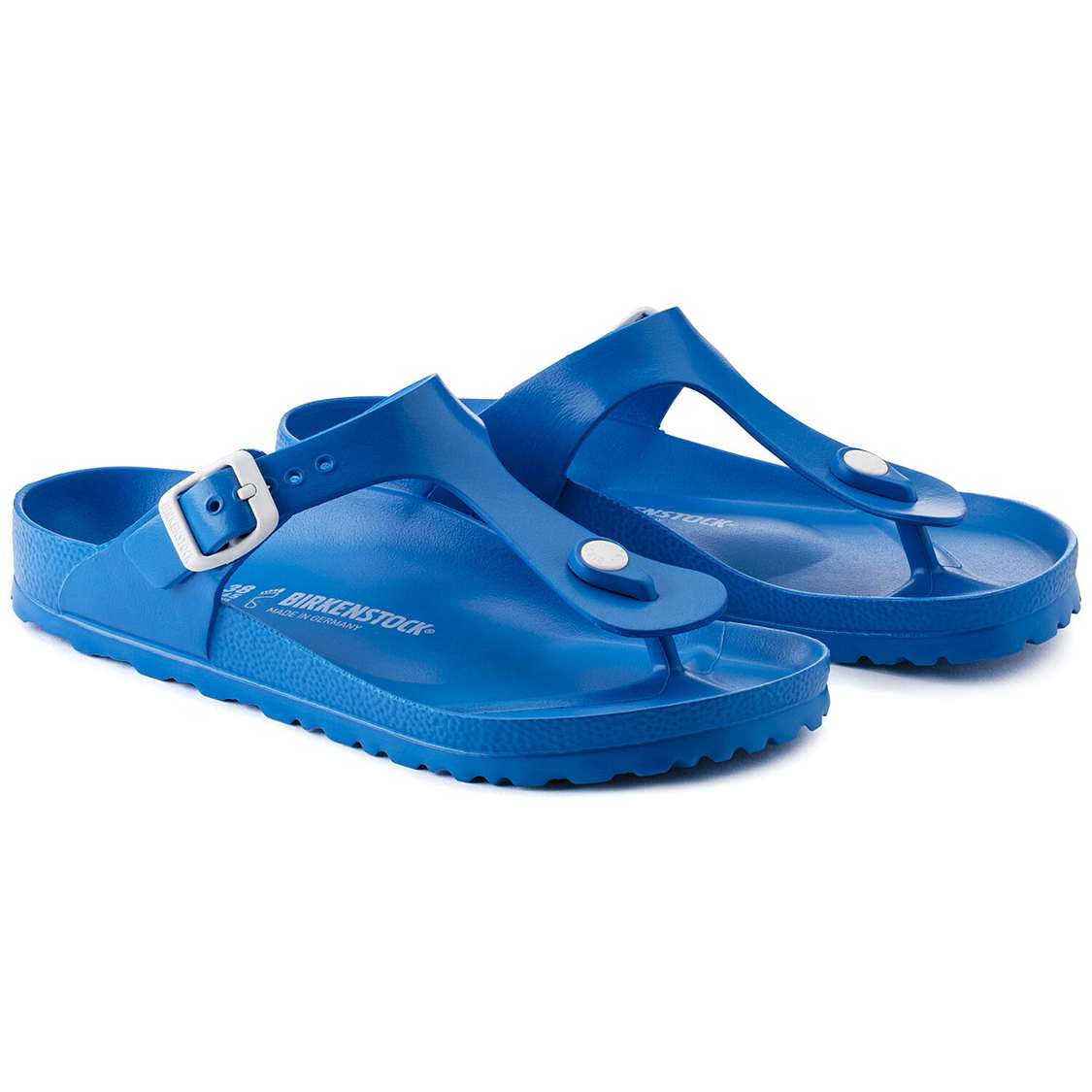 Blue Birkenstock Gizeh Essentials EVA Men's Water Friendly Sandals | KwBGTiGr4Wy