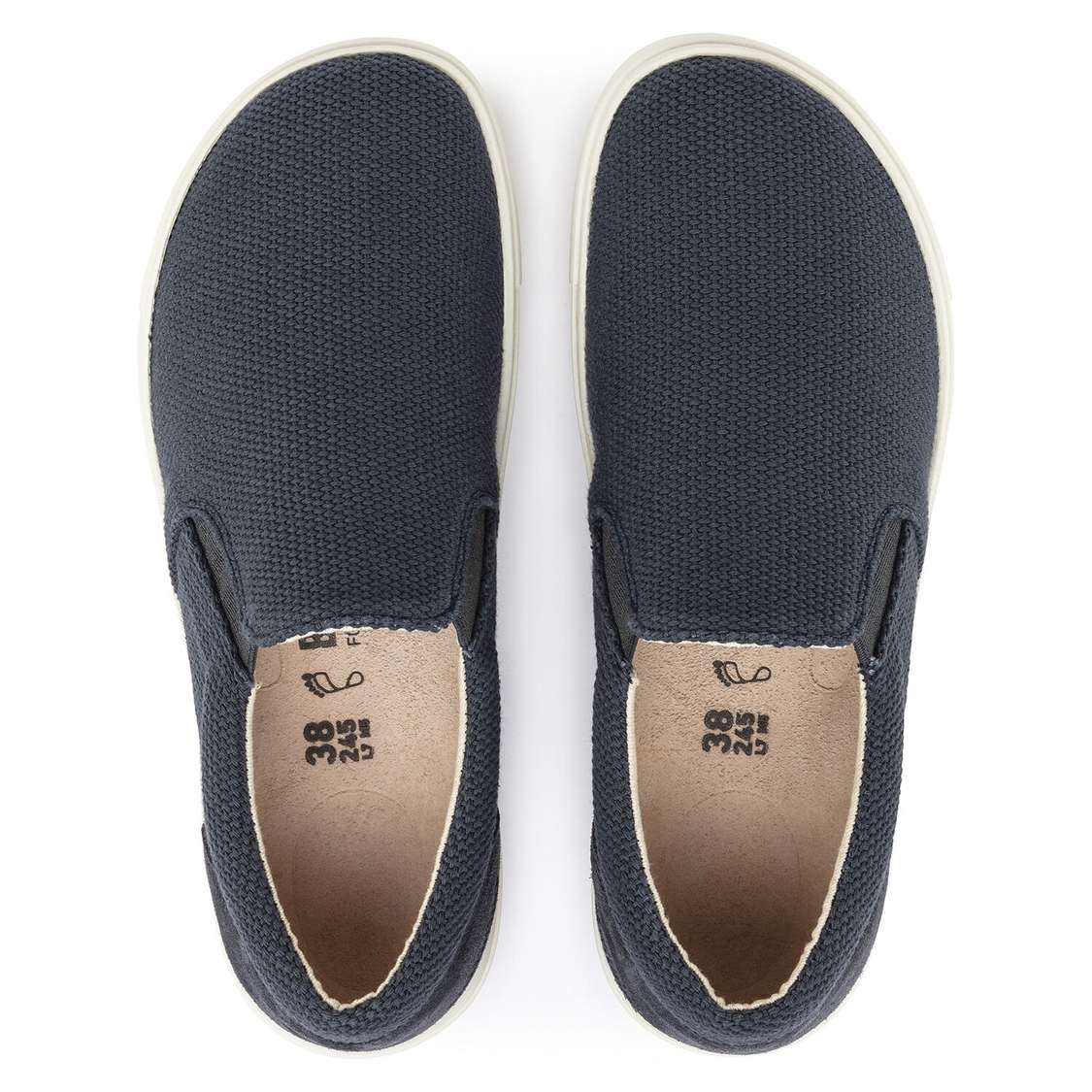 Blue Birkenstock Oswego Canvas/Suede Men's Low Shoes | YplqvtKlatN