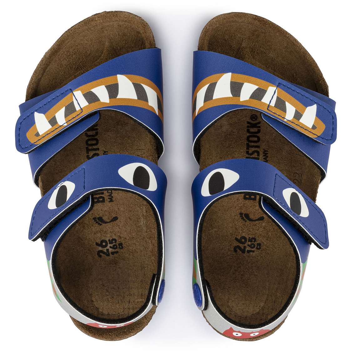 Blue Birkenstock Palu Birko-Flor Kids' Boys Sandals | KVmko83VxhN