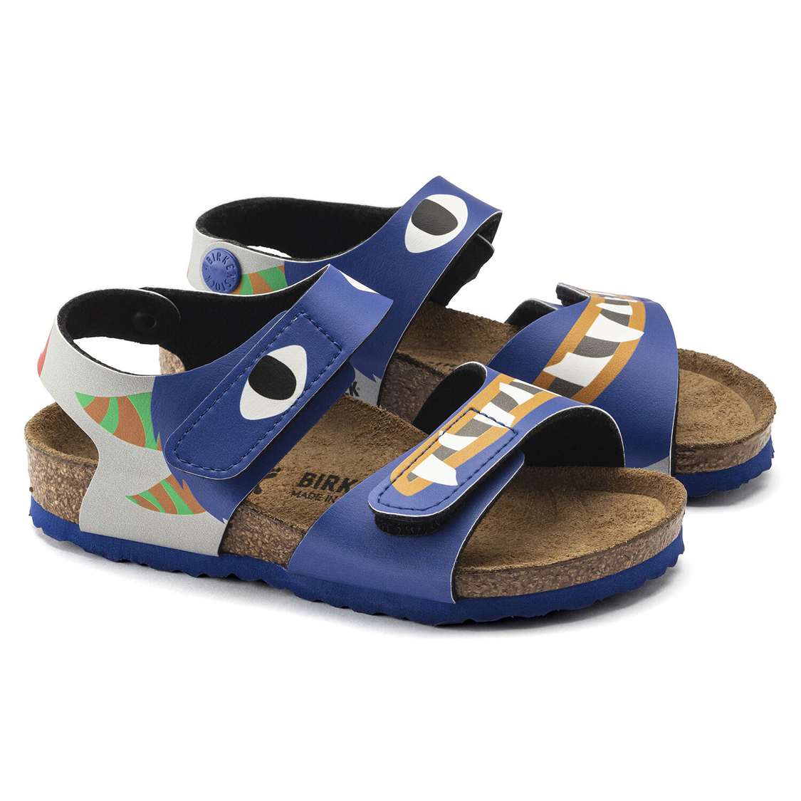 Blue Birkenstock Palu Birko-Flor Kids' Boys Sandals | KVmko83VxhN