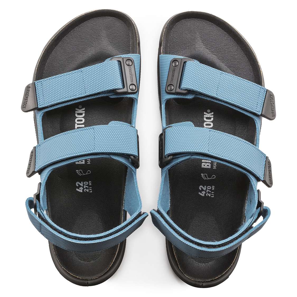 Blue Birkenstock Tatacoa Birko-Flor Men's Back Strap Sandals | HVuUSGOj4YE