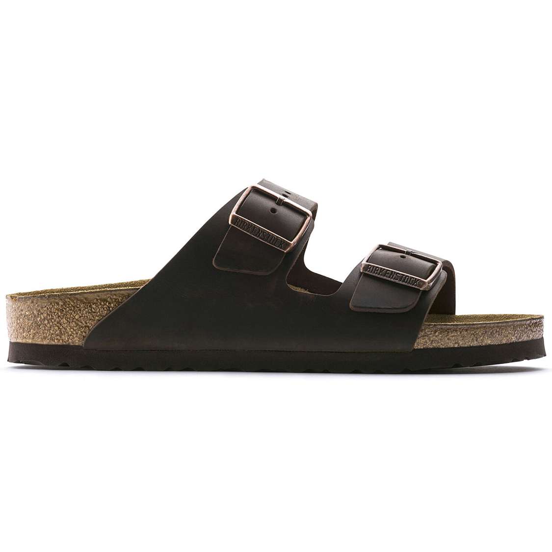 Brown Birkenstock Arizona Oiled Leather Women's Two Strap Sandals | Hgd7bYjxhKU