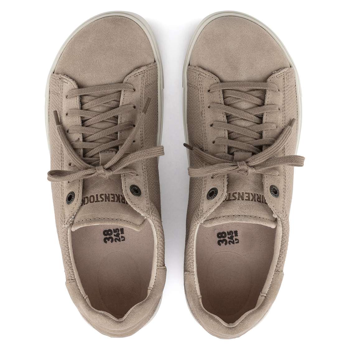 Brown Birkenstock Bend Canvas/Suede Women's Sneakers | VqZG53ZvxTo