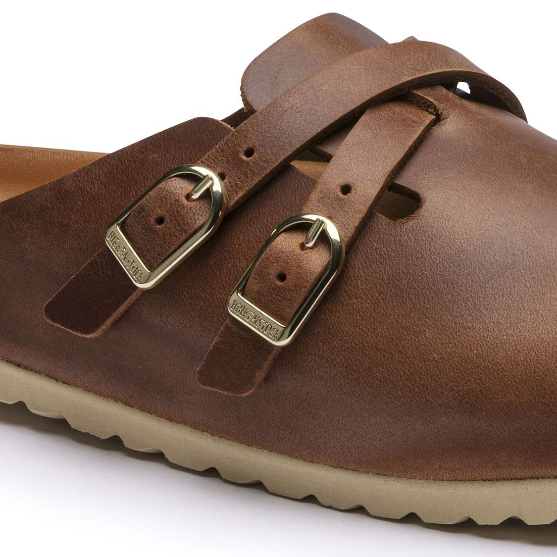 Brown Birkenstock Blair Oiled Leather Women's Clogs | usbrRsyl6Jj