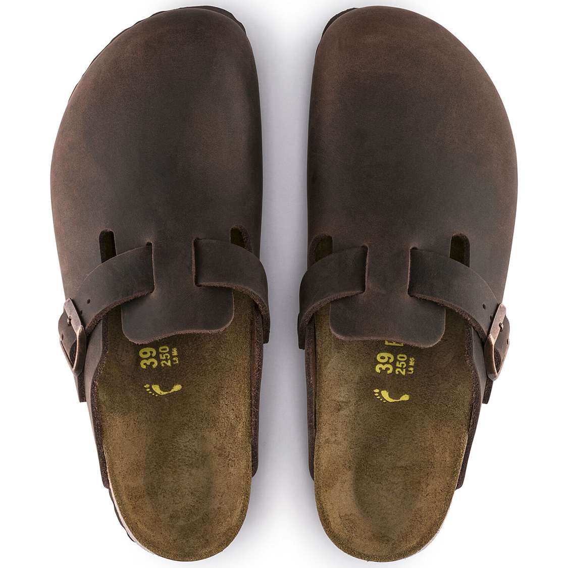 Brown Birkenstock Boston Oiled Leather Men's Clogs | 8ISvIzTcxFB