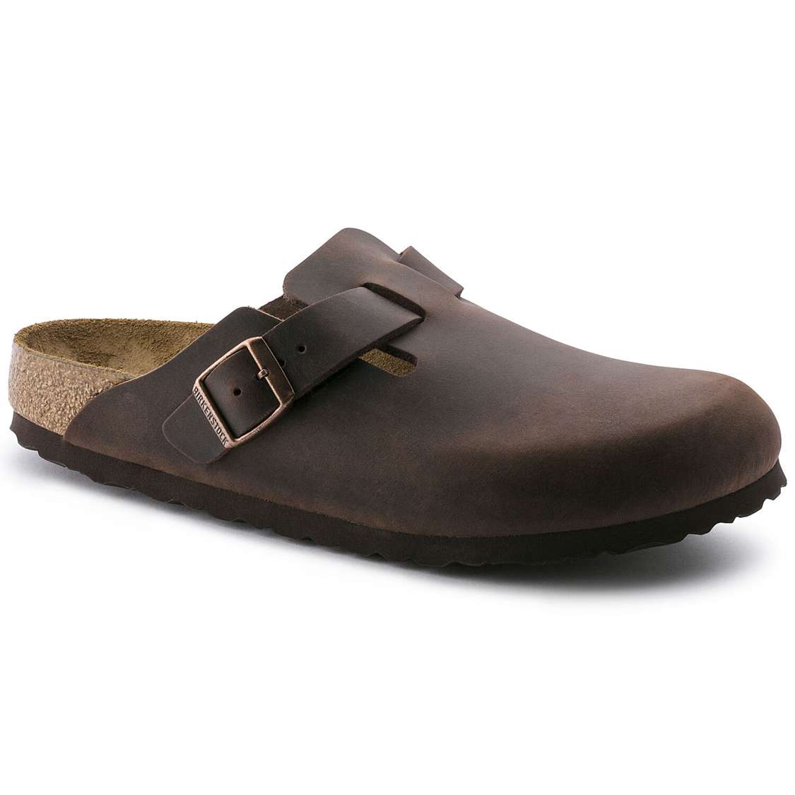 Brown Birkenstock Boston Oiled Leather Men\'s Clogs | 8ISvIzTcxFB