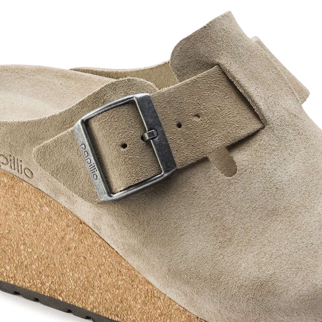 Brown Birkenstock Fanny Suede Leather Women's Wedges Sandals | PfnsQC4LPju