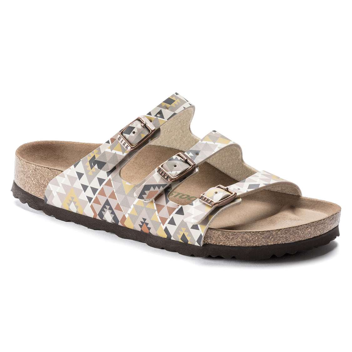 Brown Birkenstock Florida Fresh Vegan Birko-Flor Women\'s Multi Strap Sandals | ZlmPqZttx2k