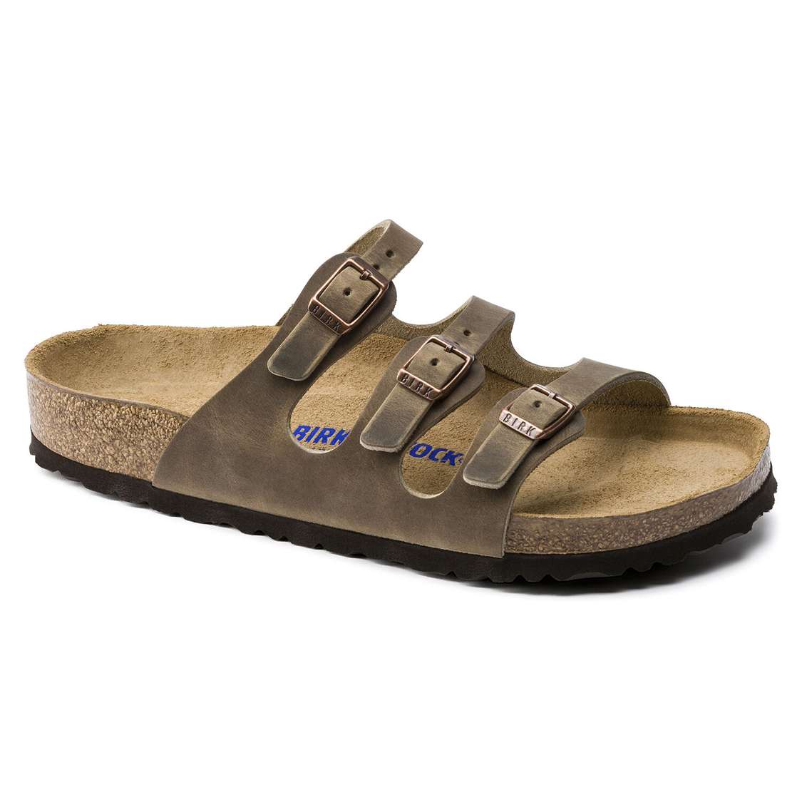 Brown Birkenstock Florida Soft Footbed Oiled Leather Women\'s Multi Strap Sandals | WTnZmquLp79