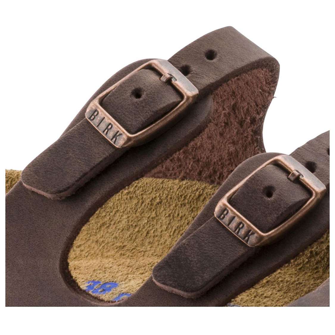 Brown Birkenstock Florida Soft Footbed Oiled Leather Women's Multi Strap Sandals | bn9jdAAeLhQ