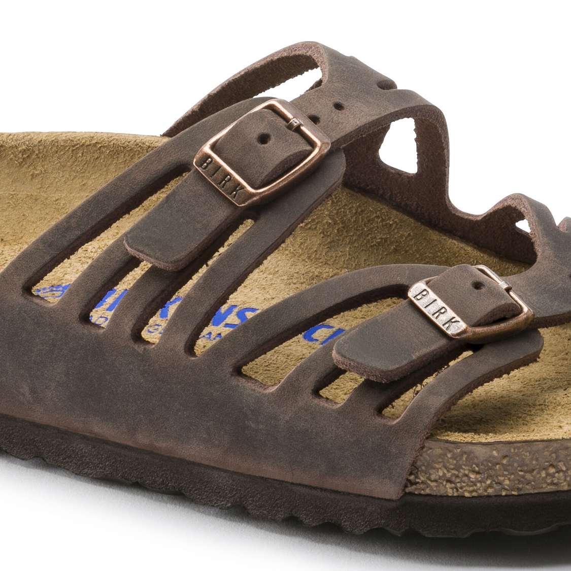 Brown Birkenstock Granada Soft Footbed Oiled Leather Women's Multi Strap Sandals | B2rNijvgy2i