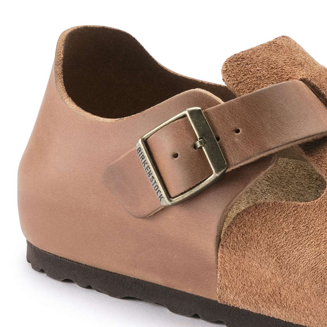 Brown Birkenstock London Oiled Leather/Suede Leather Women's Low Shoes | nULrPwtoR2l