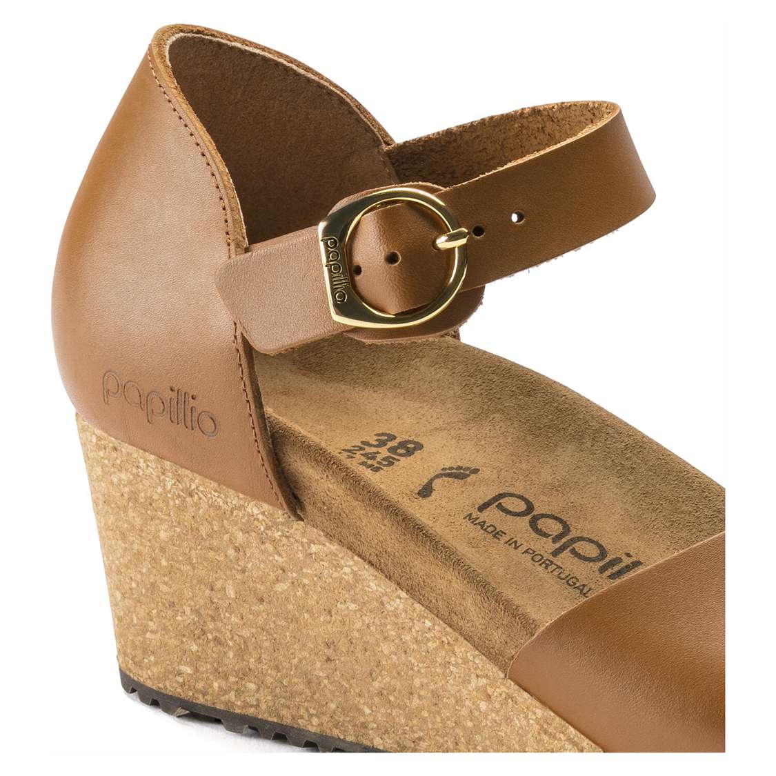 Brown Birkenstock Mary Leather Women's Wedges Sandals | MN8frStftqa