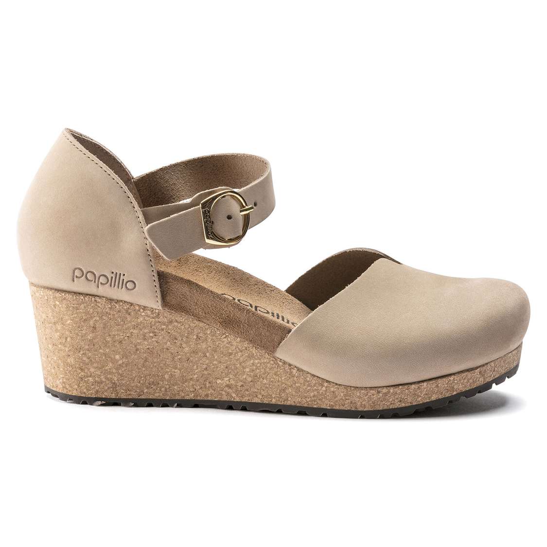 Brown Birkenstock Mary Nubuck Leather Women's Wedges Sandals | vqx9ruUpLMT