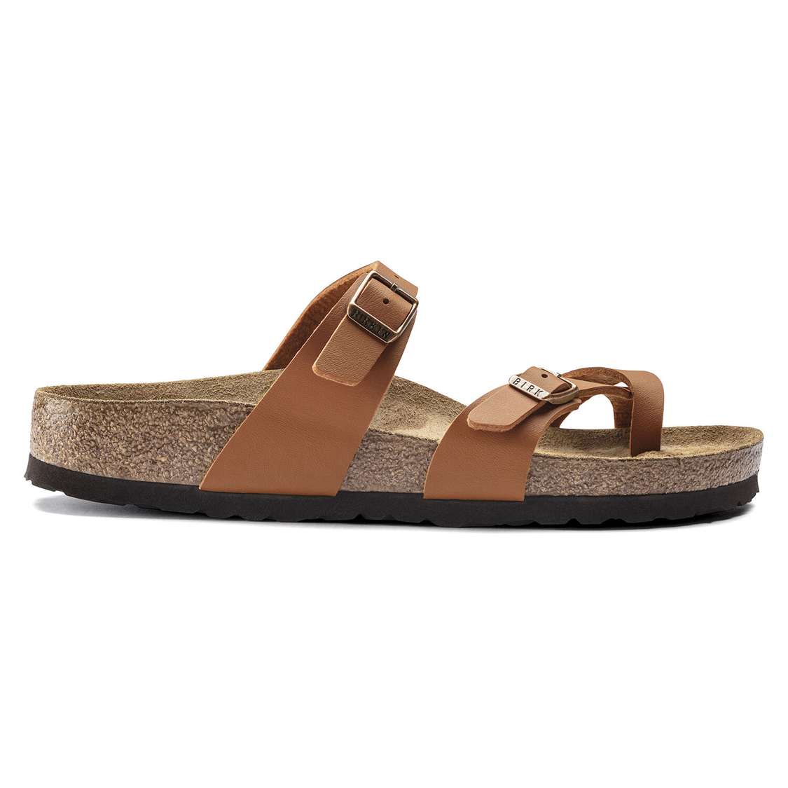 Brown Birkenstock Mayari Birko-Flor Men's Two Strap Sandals | FRP6G81fkra