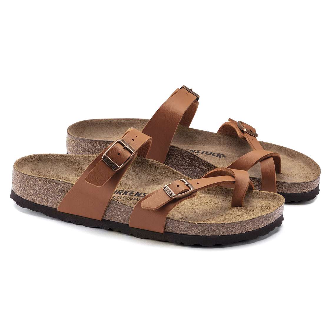 Brown Birkenstock Mayari Birko-Flor Men's Thong | y7FV49rmaDT