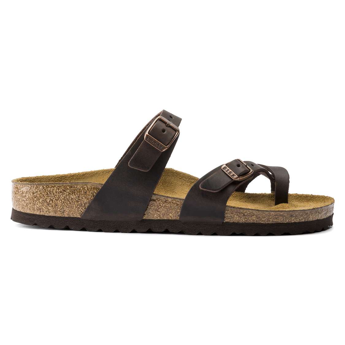 Brown Birkenstock Mayari Oiled Leather Women's Two Strap Sandals | LnpeEyFvXd8