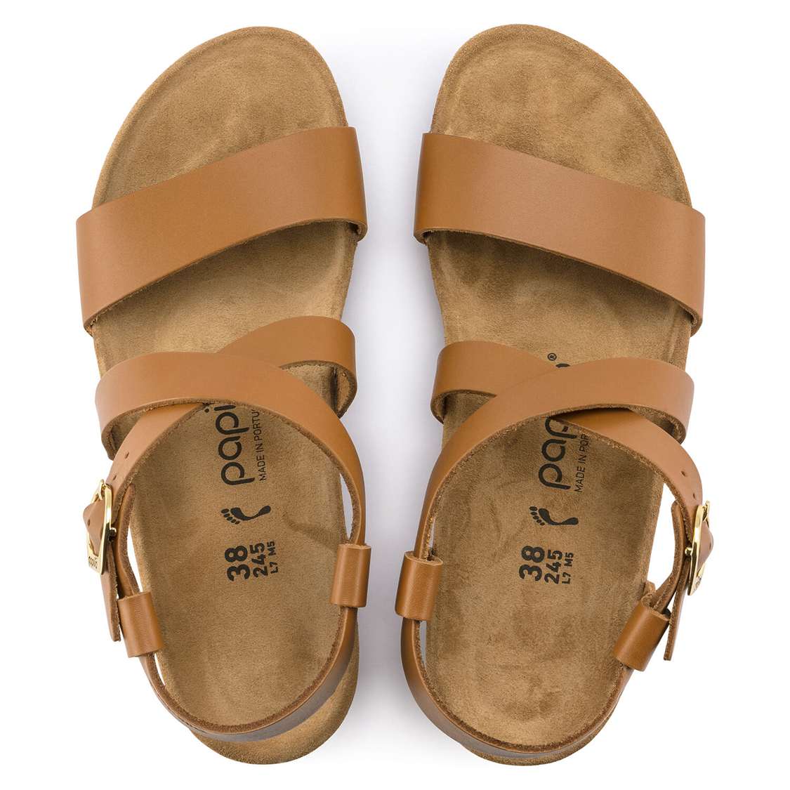 Brown Birkenstock Sibyl Leather Women's Back Strap Sandals | 5AVkKo27bDS