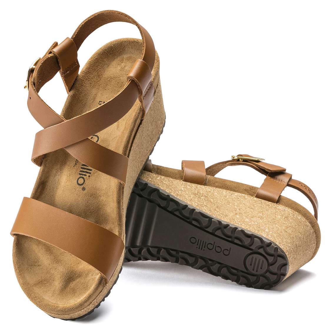 Brown Birkenstock Sibyl Leather Women's Multi Strap Sandals | MwbblIxQvyz