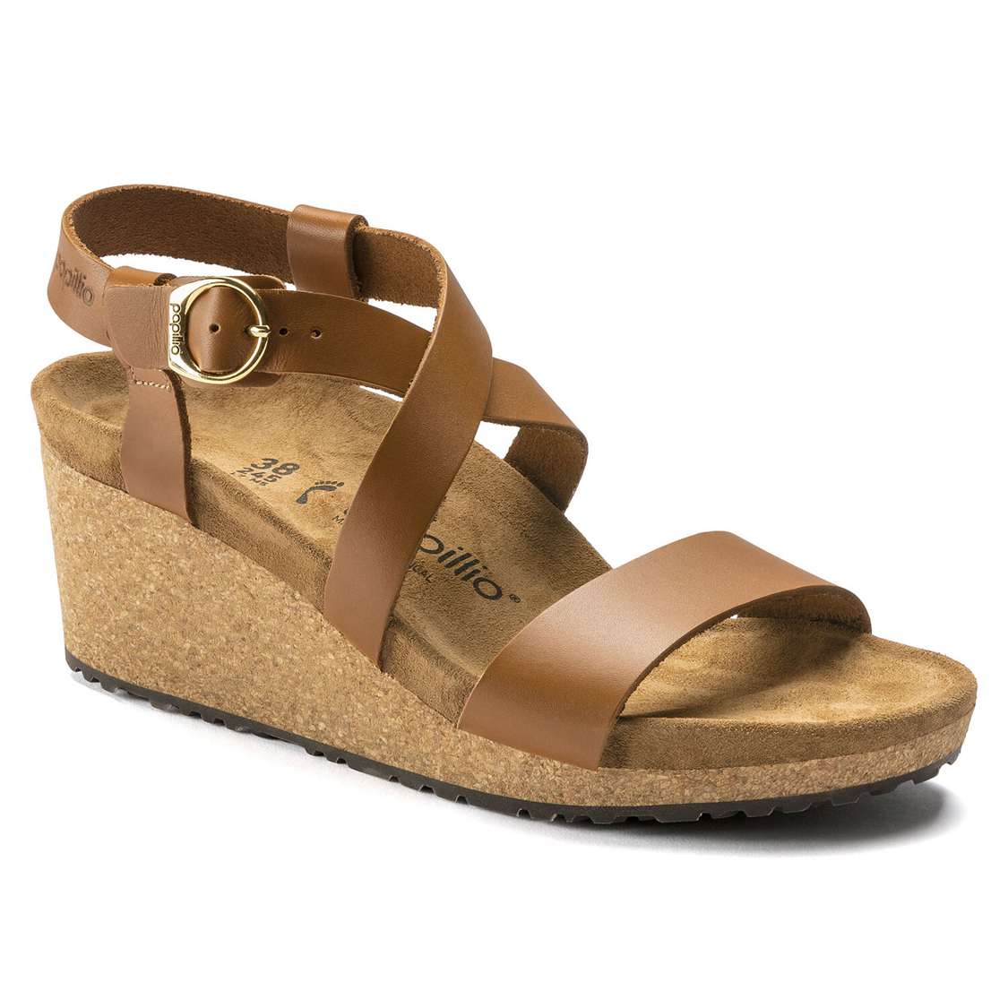 Brown Birkenstock Sibyl Leather Women\'s Multi Strap Sandals | MwbblIxQvyz