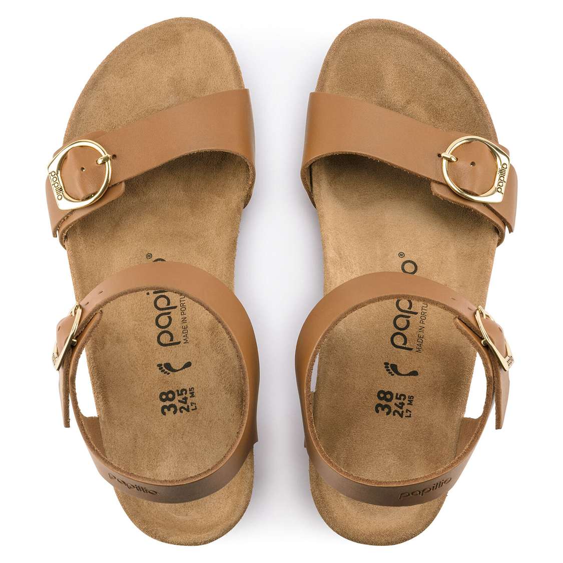 Brown Birkenstock Soley Leather Women's Two Strap Sandals | ILPKQSpPHgG