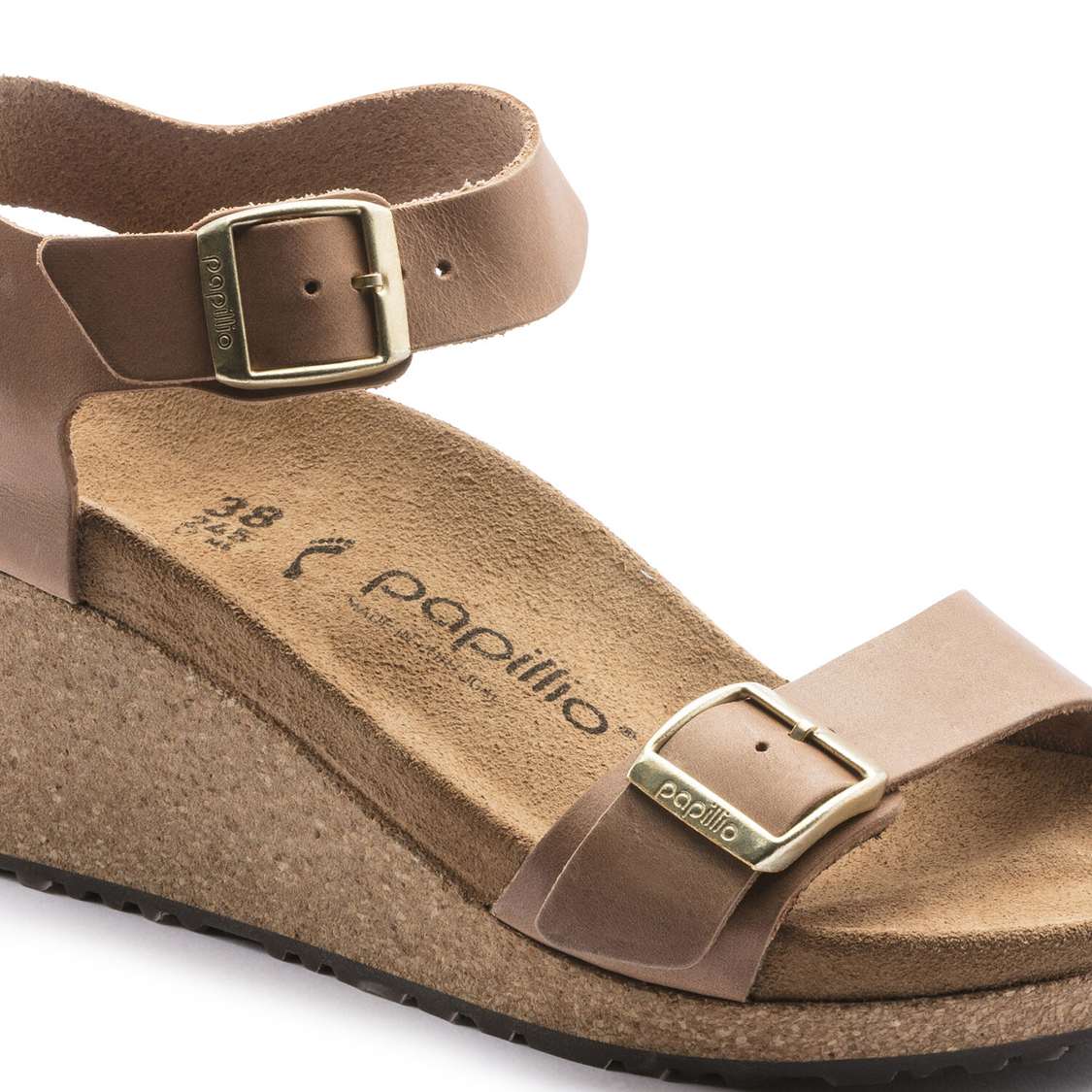 Brown Birkenstock Soley Oiled Leather Women's Two Strap Sandals | 8updvQ8KMN8