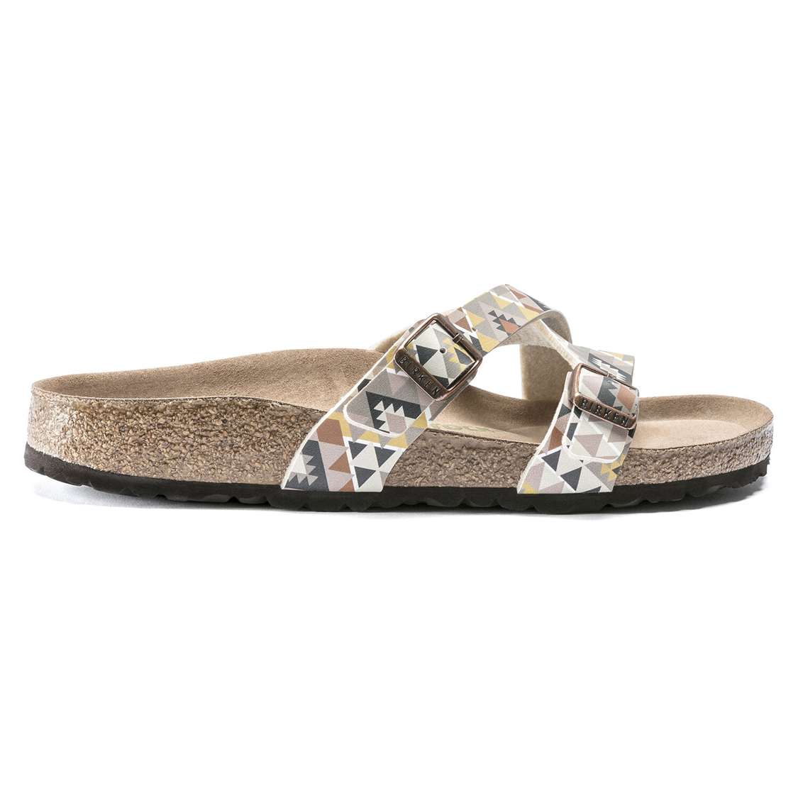 Brown Birkenstock Yao Vegan Birko-Flor Women's Multi Strap Sandals | DwKnUNyDXXy