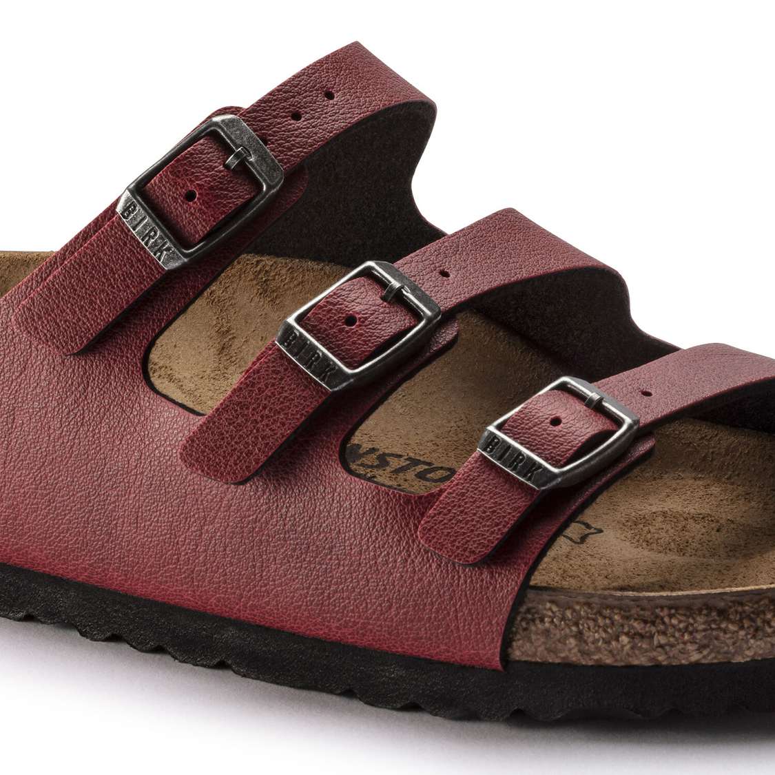 Burgundy Birkenstock Florida Fresh Birko-Flor Women's Multi Strap Sandals | lLJQFndZMyi