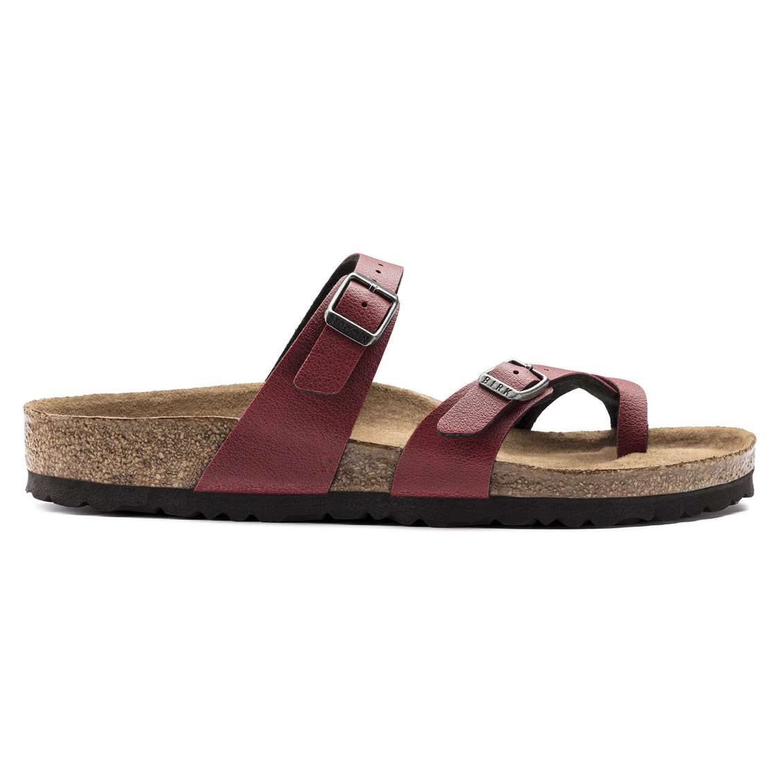 Burgundy Birkenstock Mayari Vegan Birko-Flor Women's Thong | EJrivmcIpkh