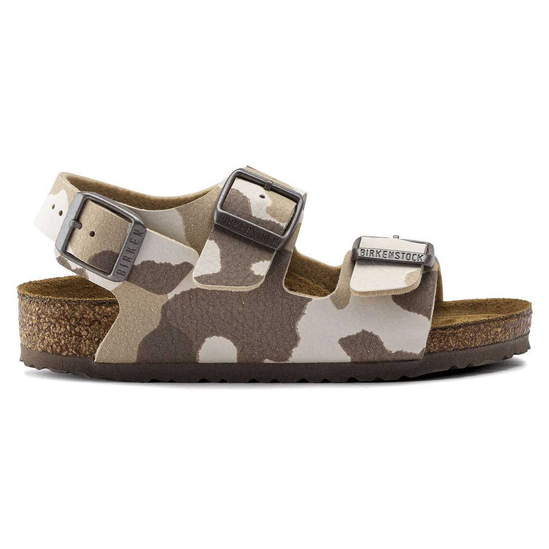 Camo Birkenstock Milano Birko-Flor Kids' Boys Sandals | VHuMdLJvGYs