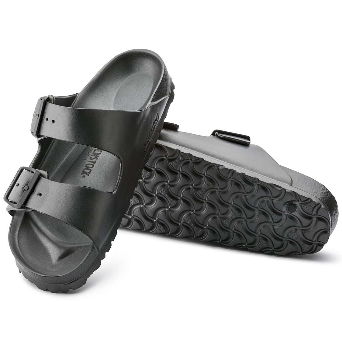 Dark Grey Birkenstock Arizona Essentials EVA Men's Water Friendly Sandals | GzEDlOqvxaI