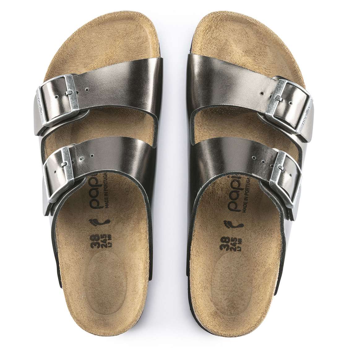 Dark Grey Birkenstock Arizona Platform Leather Women's Platforms Sandals | rLeVgHfT6a1