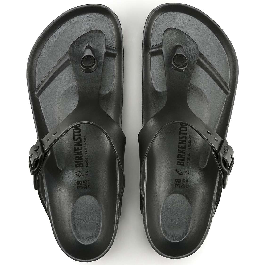 Dark Grey Birkenstock Gizeh Essentials EVA Men's Water Friendly Sandals | AtTTJ9hGOIe