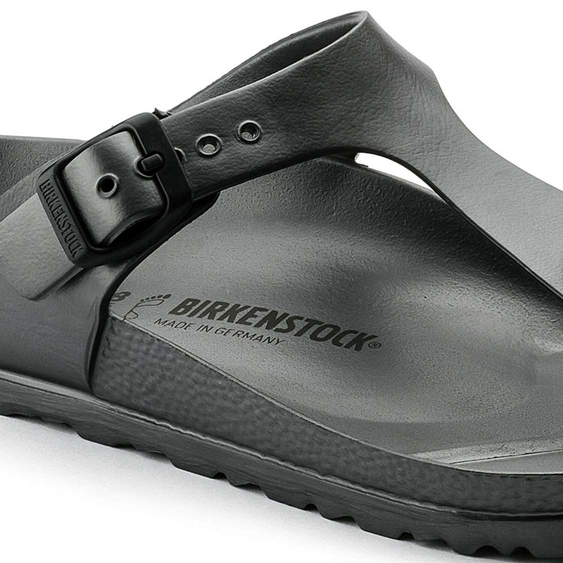 Dark Grey Birkenstock Gizeh Essentials EVA Men's Water Friendly Sandals | AtTTJ9hGOIe