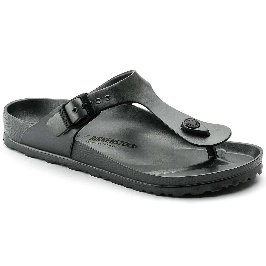 Dark Grey Birkenstock Gizeh Essentials EVA Men\'s Water Friendly Sandals | AtTTJ9hGOIe