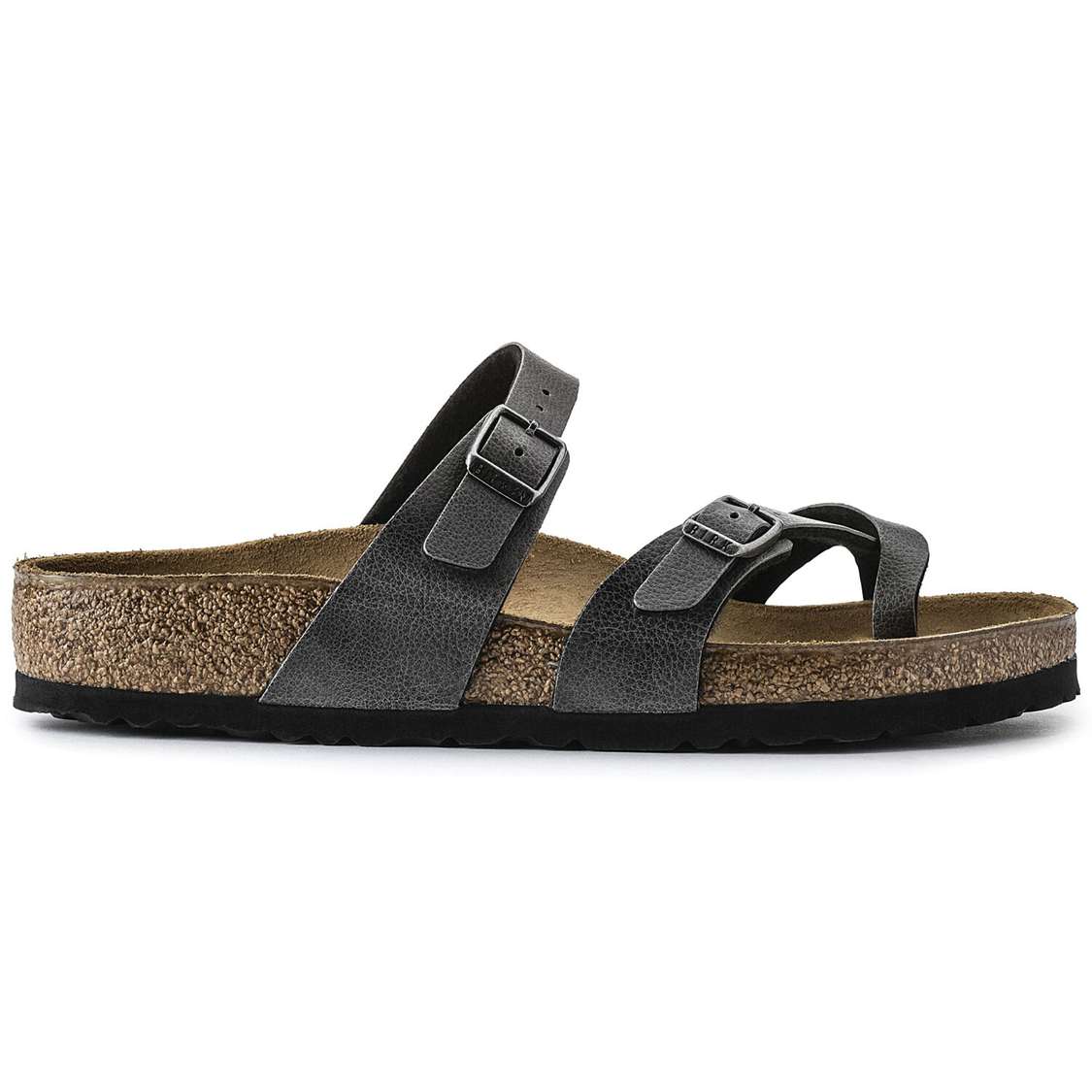 Dark Grey Birkenstock Mayari Birko-Flor Women's Multi Strap Sandals | kA5lDRAWabR