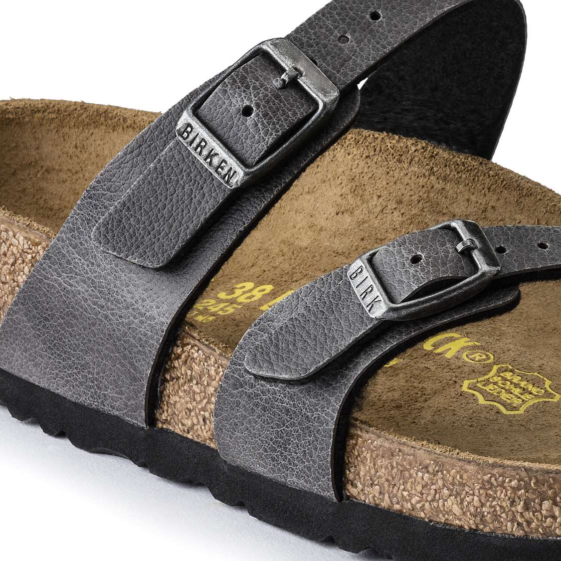 Dark Grey Birkenstock Mayari Birko-Flor Women's Multi Strap Sandals | kA5lDRAWabR