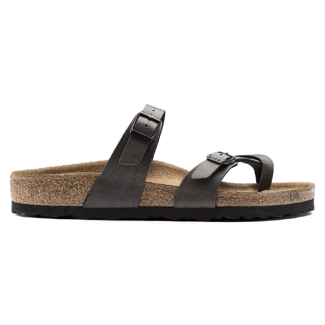 Dark Grey Birkenstock Mayari Vegan Birko-Flor Women's Two Strap Sandals | 5RrV28OMvvj